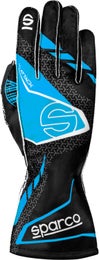 SPARCO K-ATTACK (karting) -ajohanskat, musta/sininen